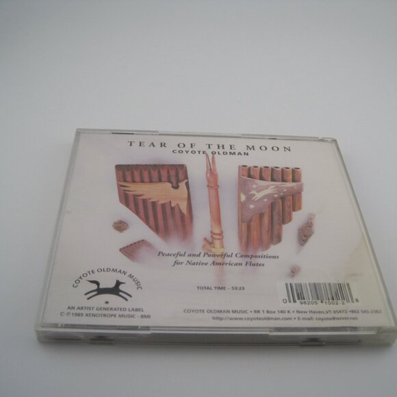 Coyote Oldman CD Tear of the Moon - Native American Flute & Incan Pan Pipe - Picture 3 of 4